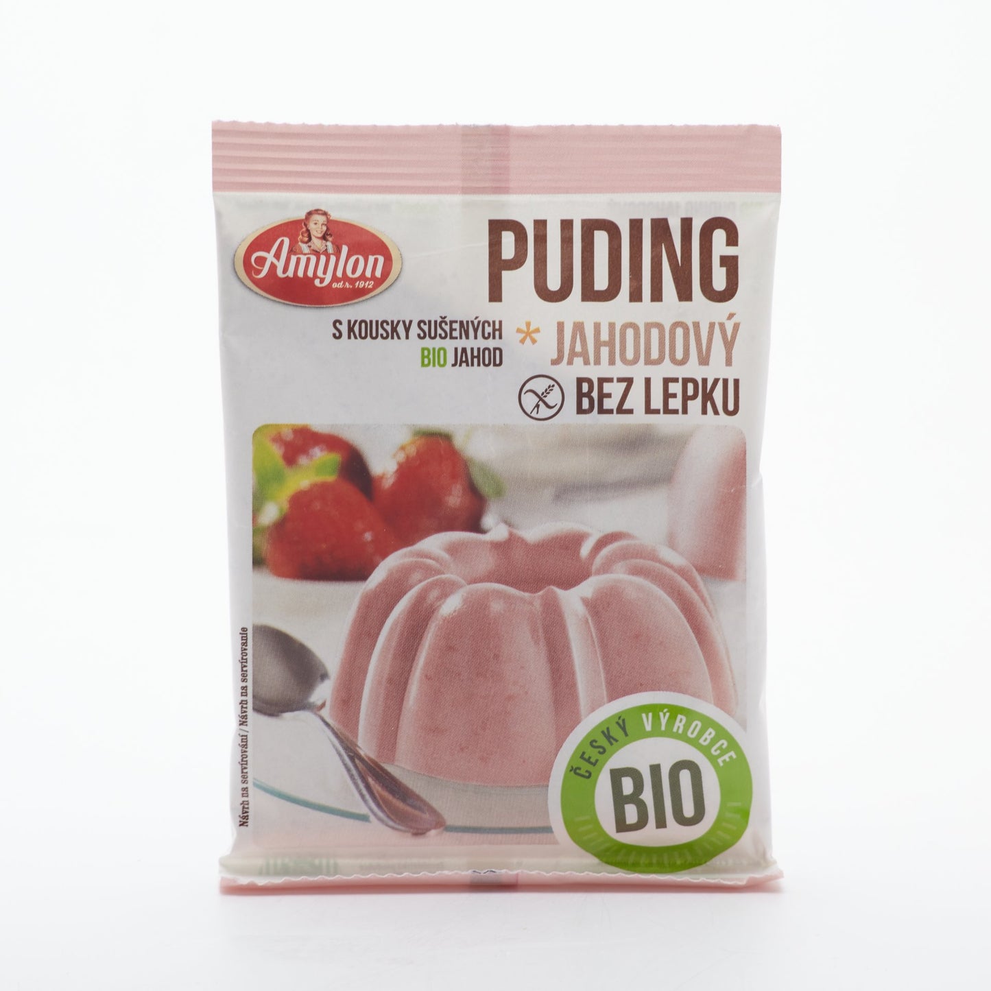 BIO Jahodový puding 40g
