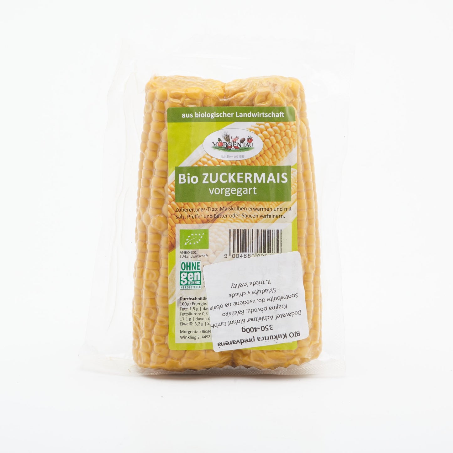BIO Predvarená kukurica 350g