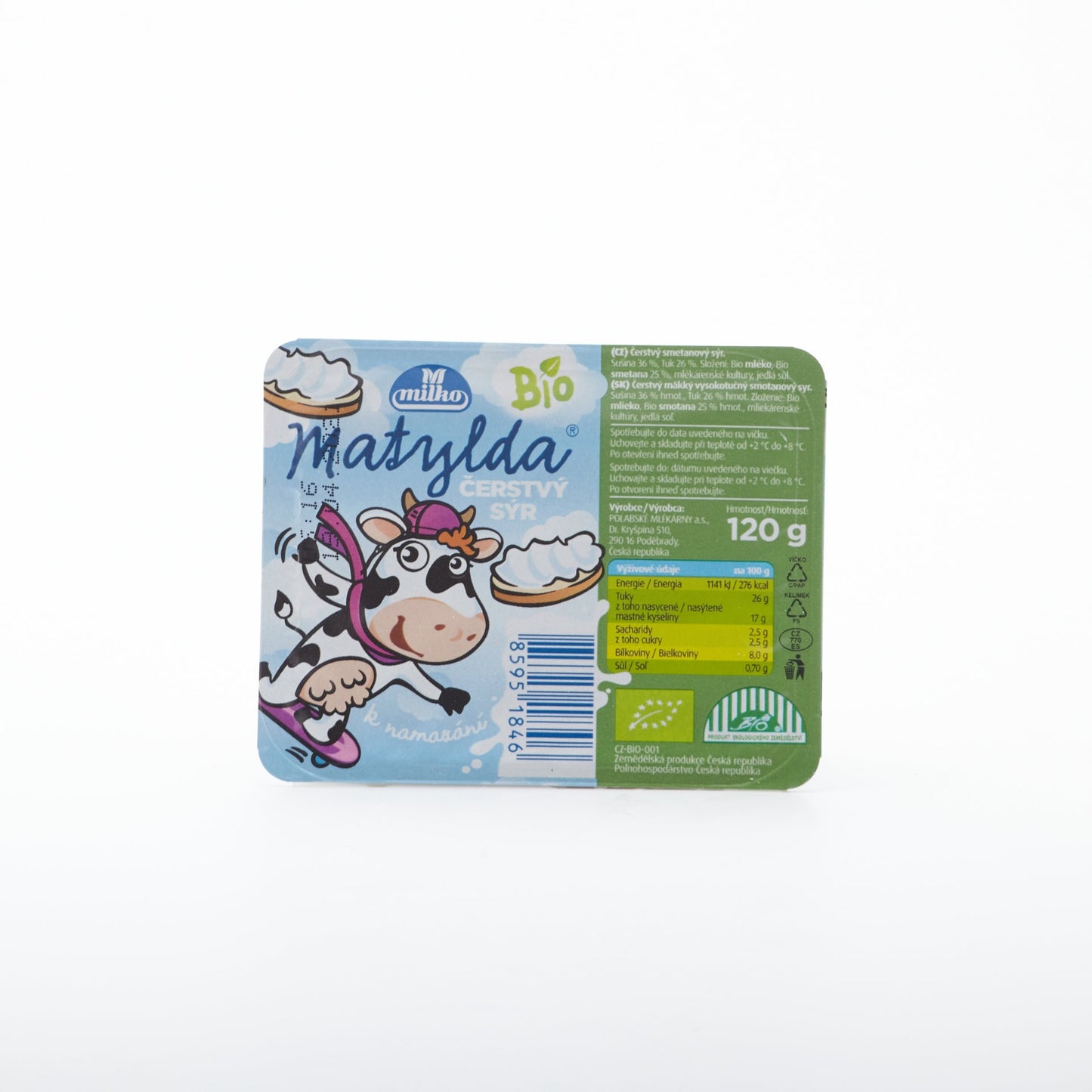 BIO Matylda čerstvý syr 100g