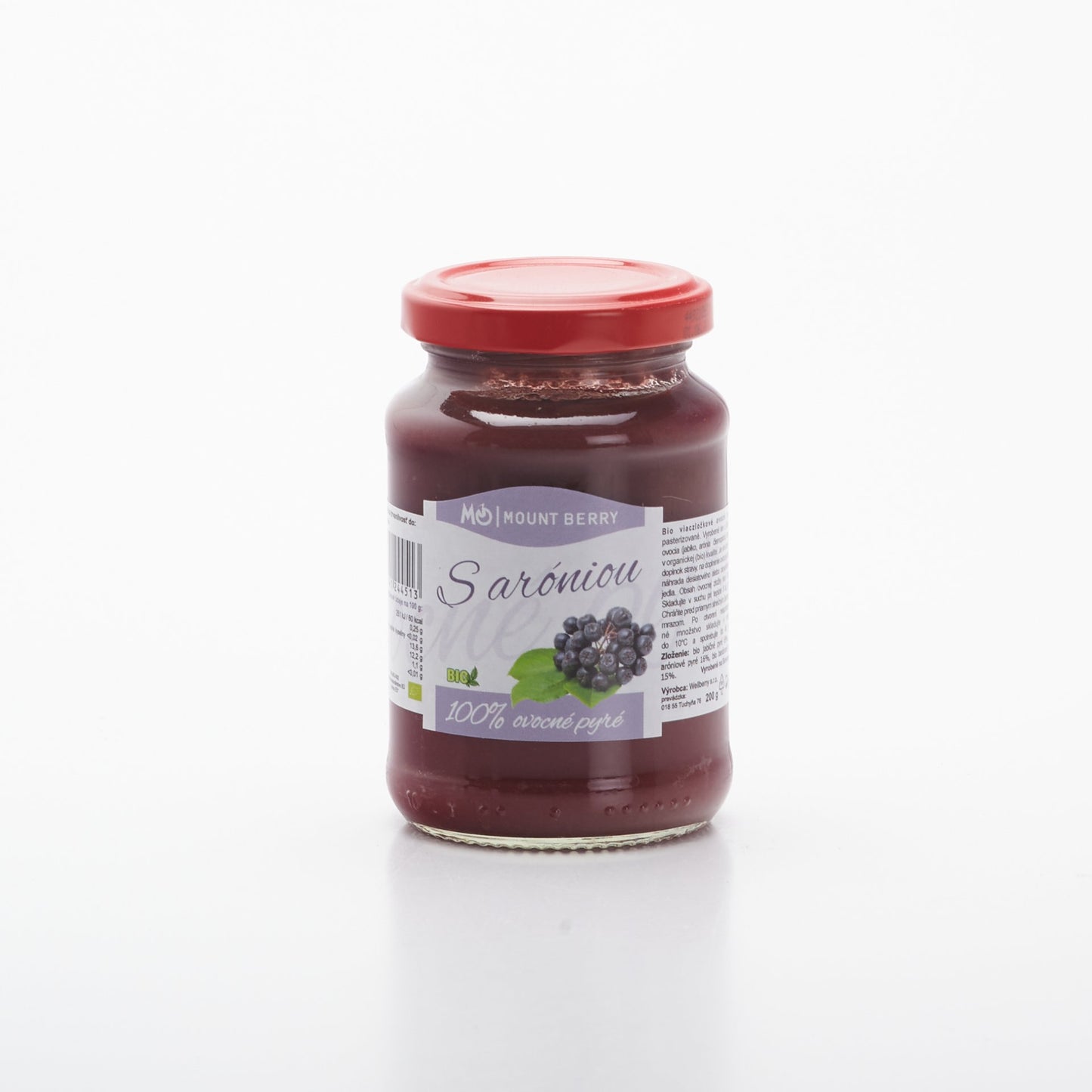 BIO Ovocné pyré s aróniou 200g