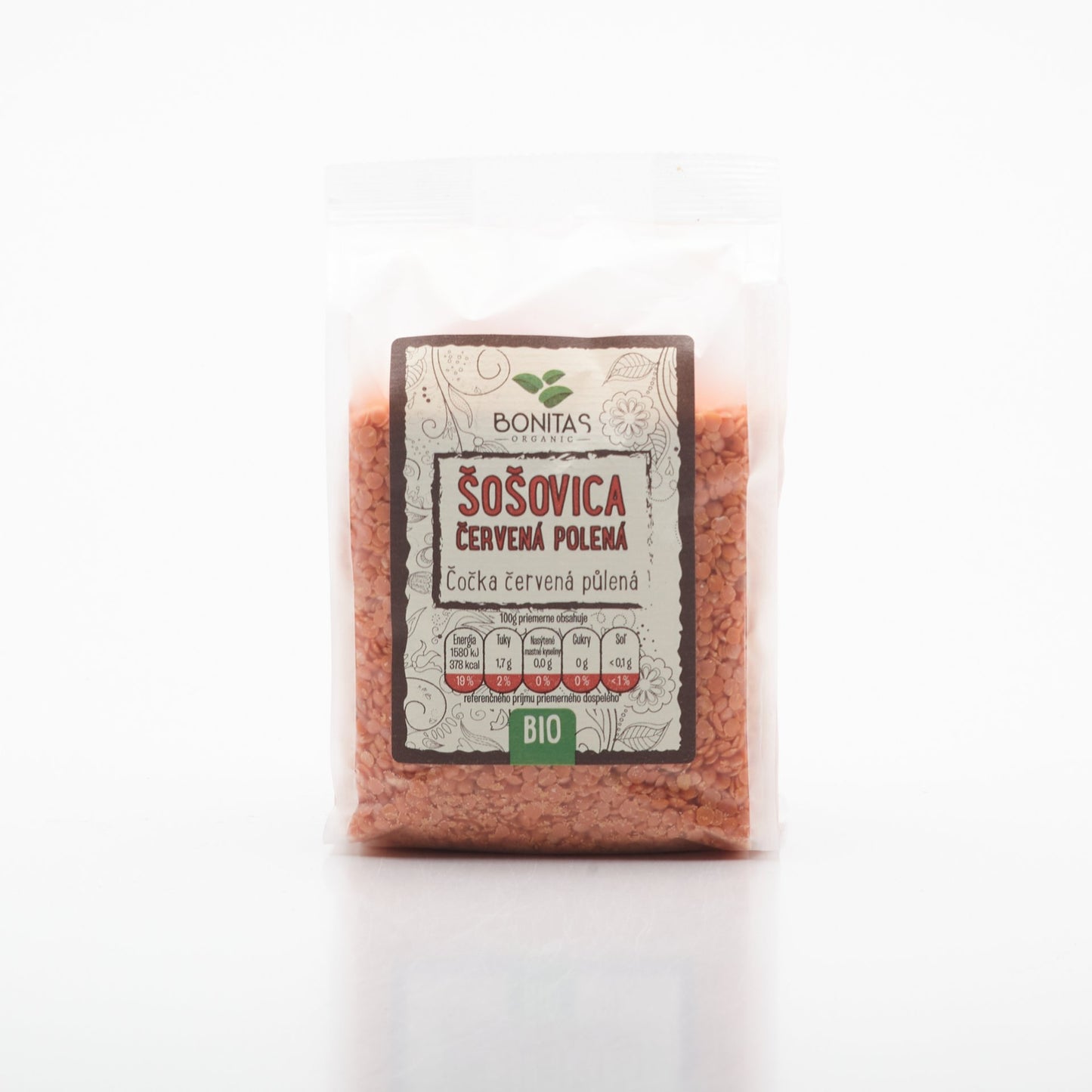 BIO šošovica červená 500g