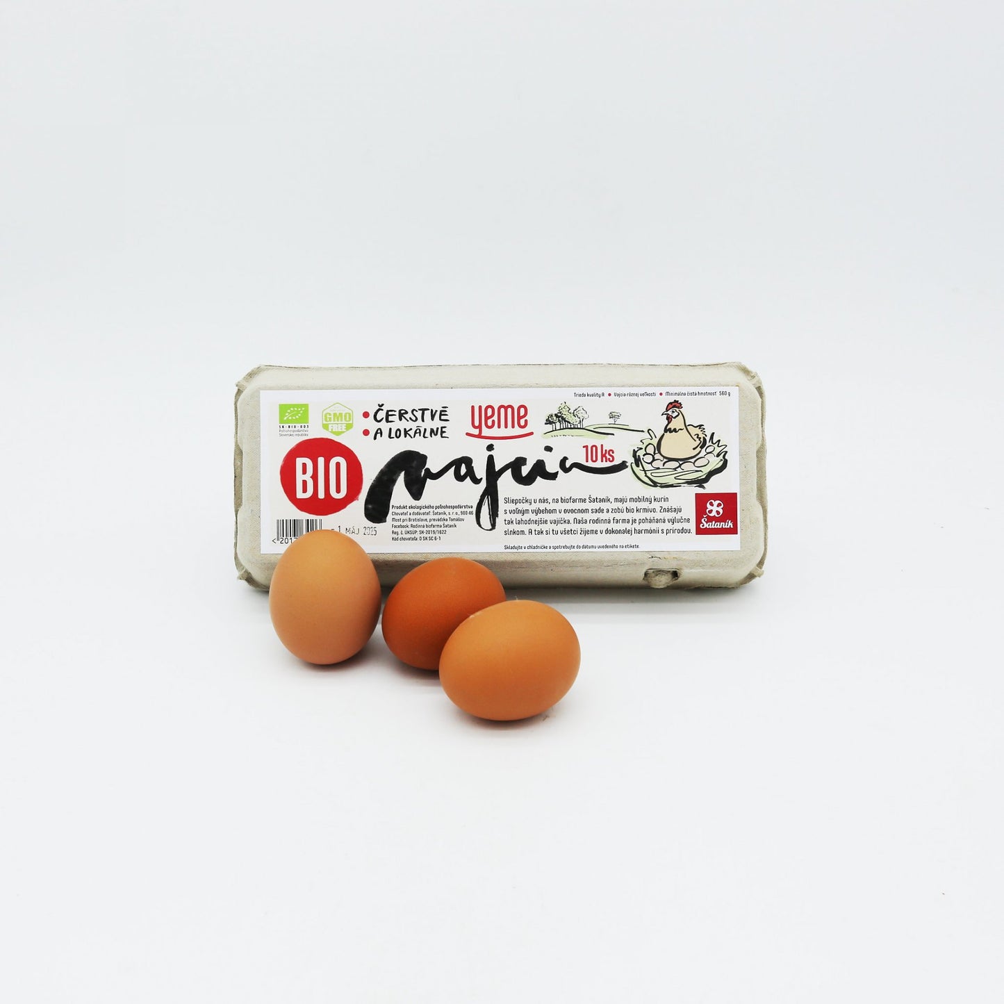 BIO Yeme Vajíčka 10ks