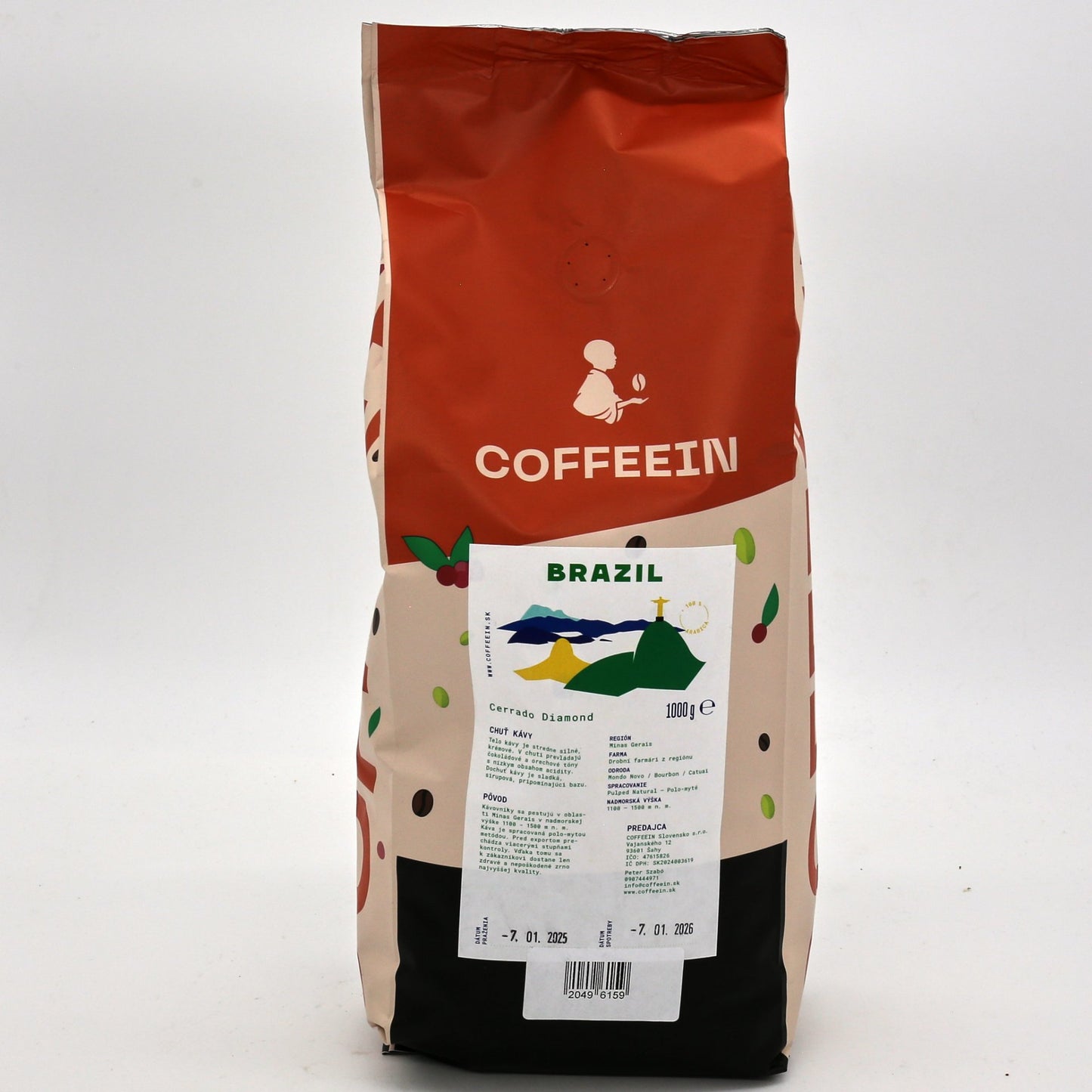 Coffeein Brasil Cerrado Diamond 1000g