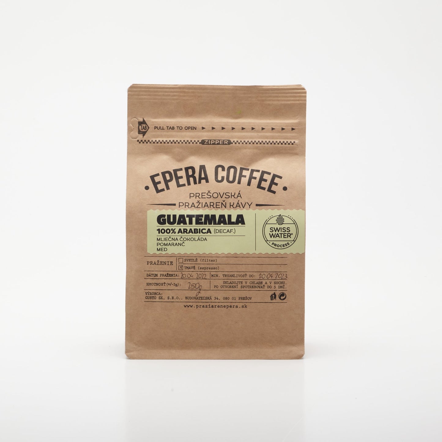 Epera Guatemala Decaf. 250g