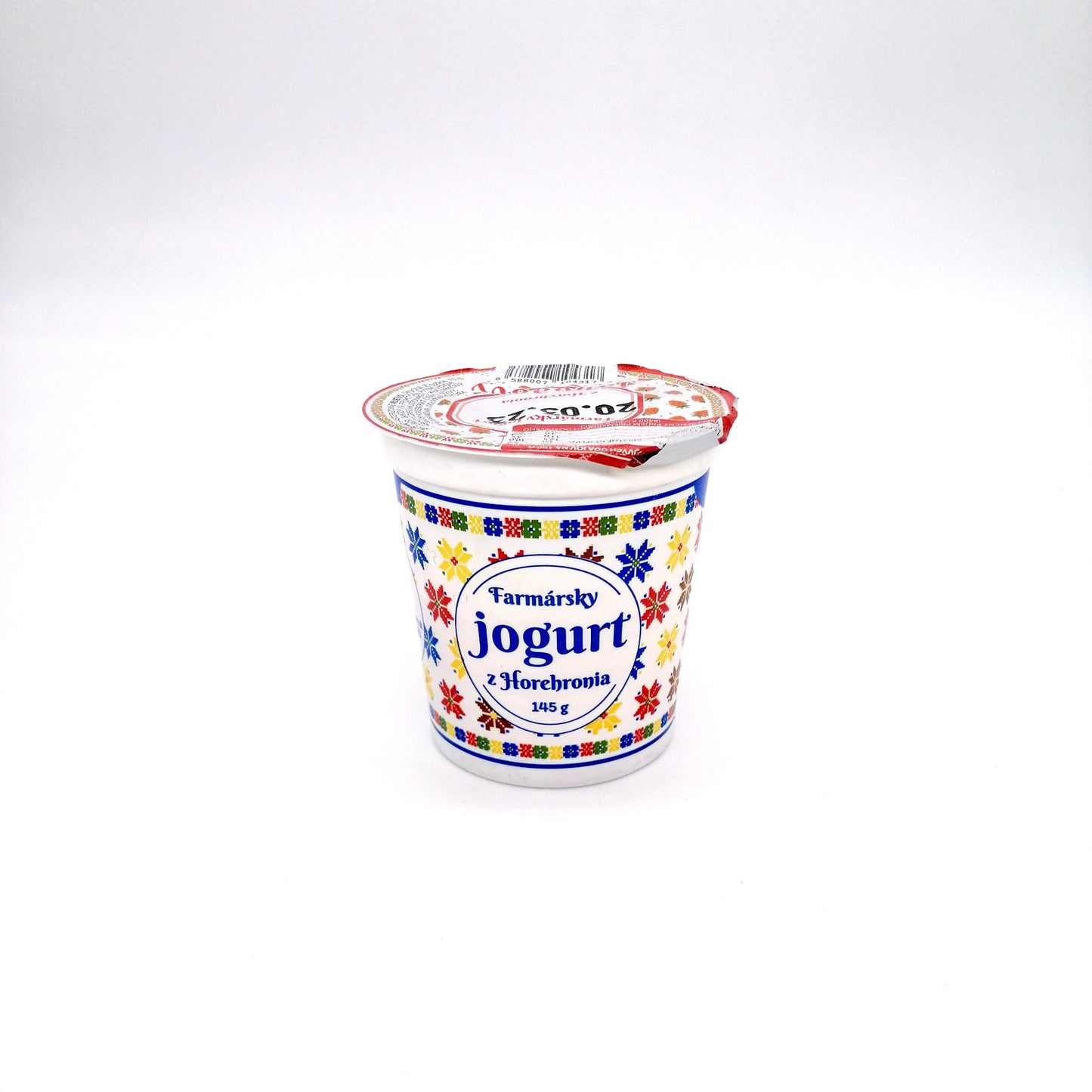 Farmársky jogurt jahodový 145g