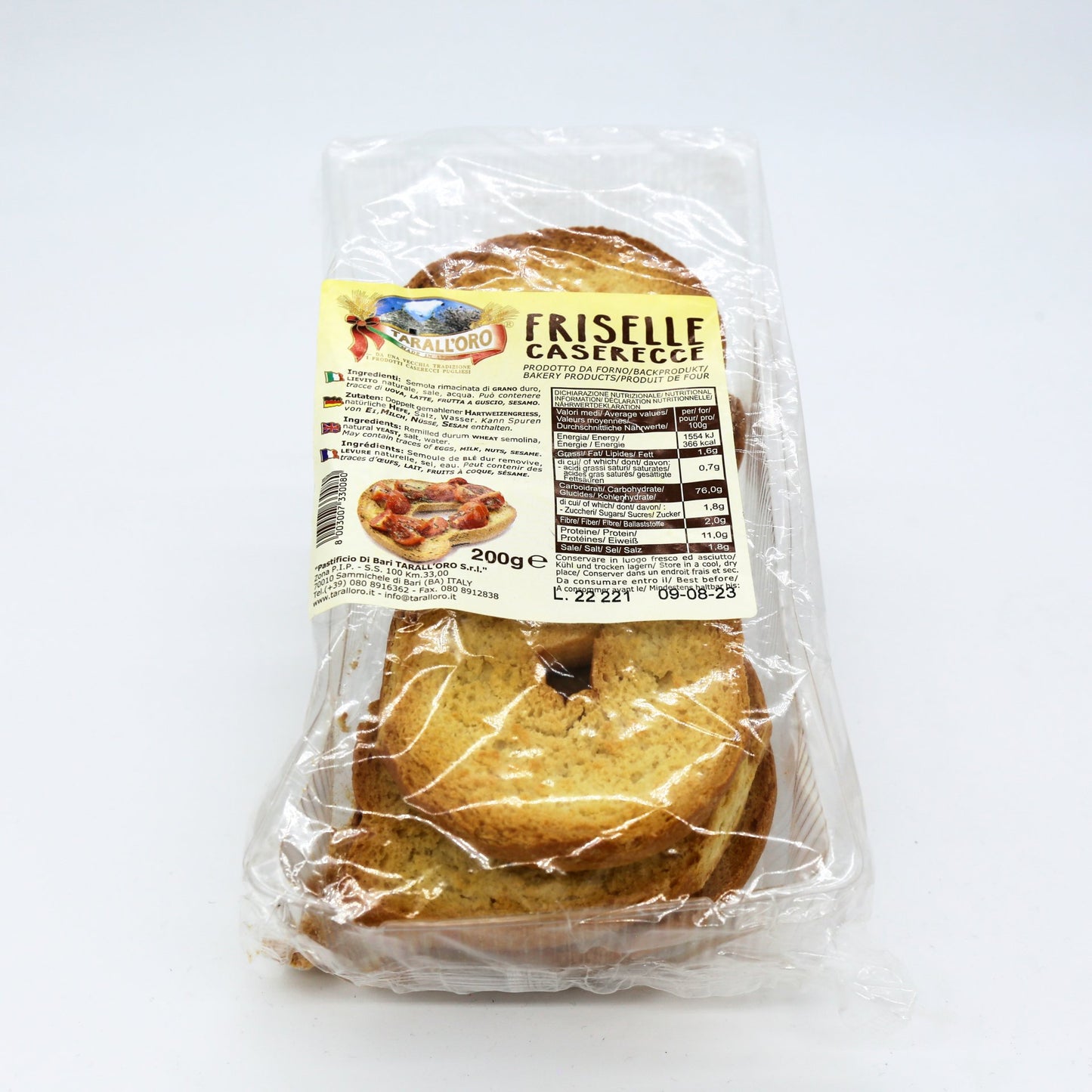 Friselle Caserecce in vaschetta 200g