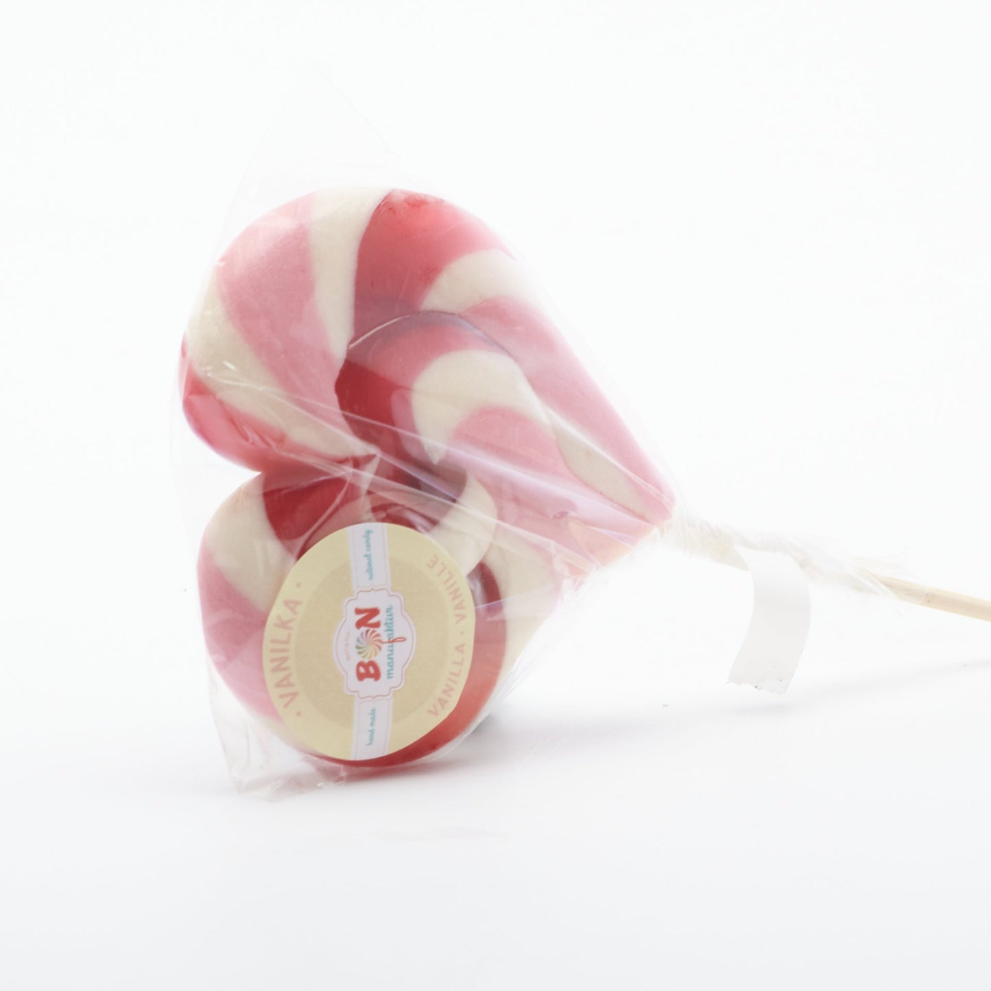 Handmade lízanka srdce, vanilka 45g