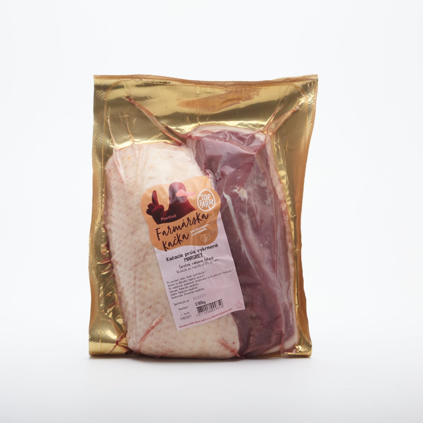 Kačacie prsia kŕmené MARGRET