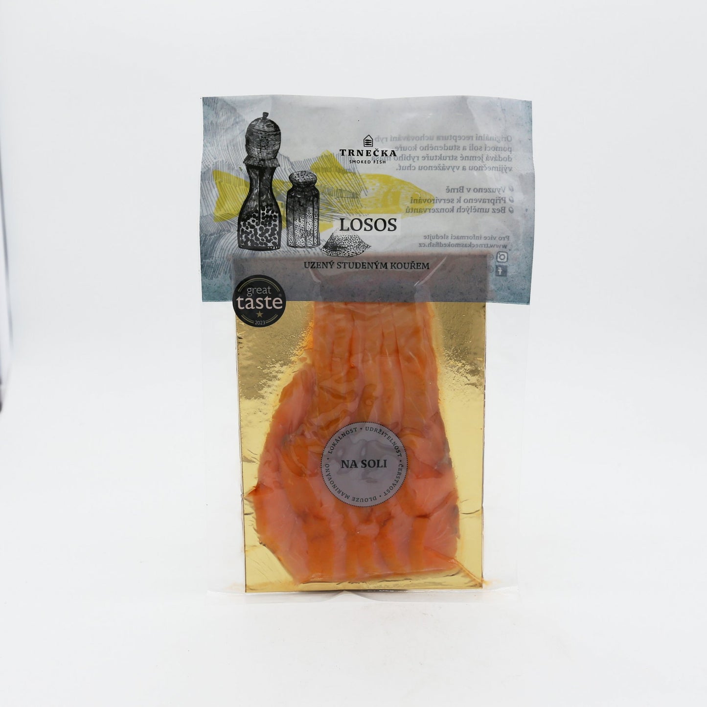 Losos údený studeným dymom na soli 100 g