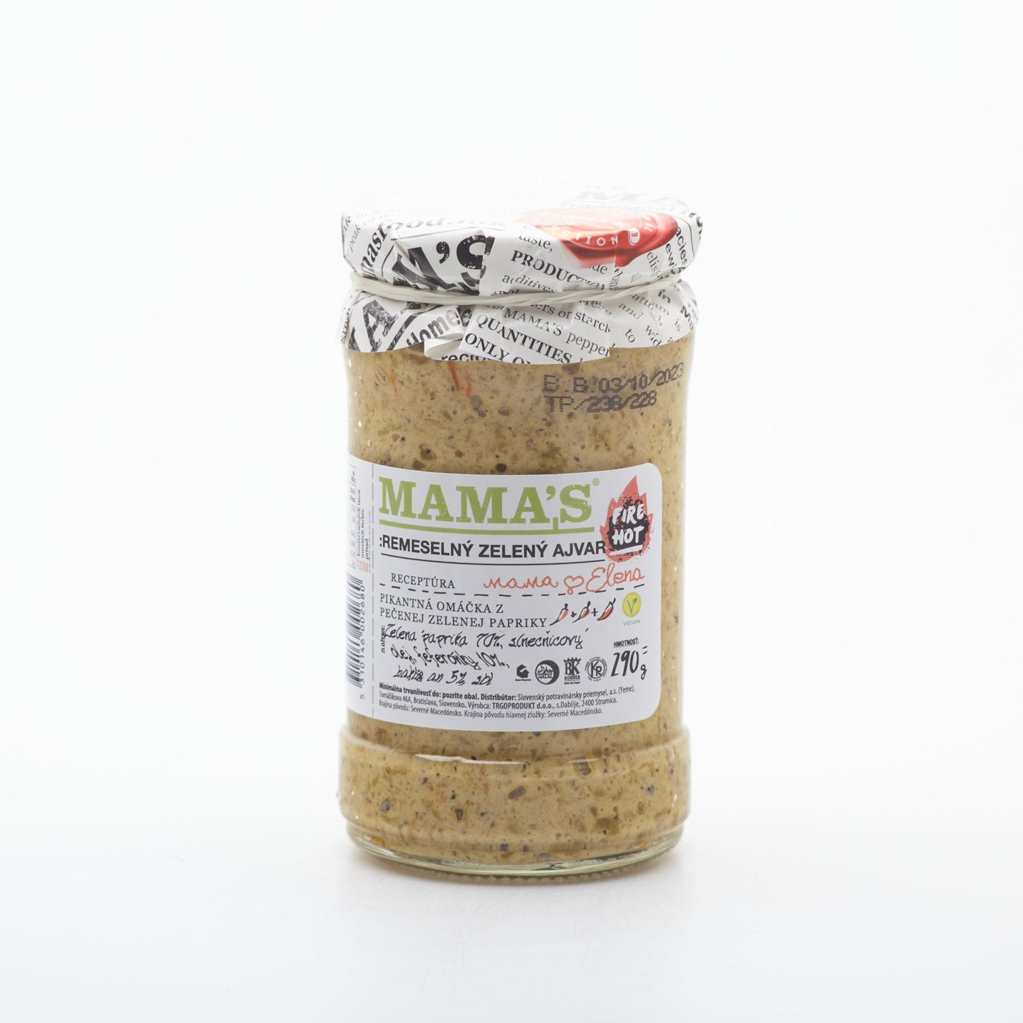 Mama´s malizzano extra pálivý 290g