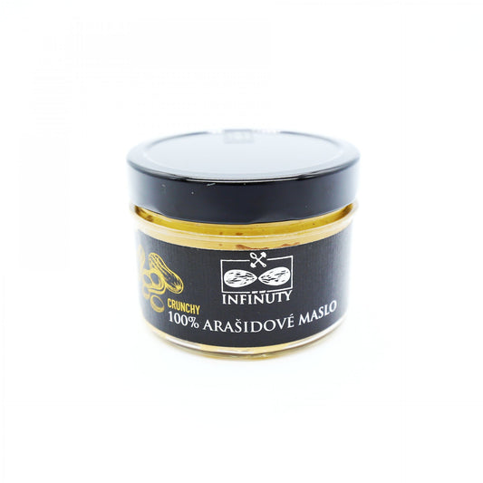 100% arašidové maslo - crunchy  200g
