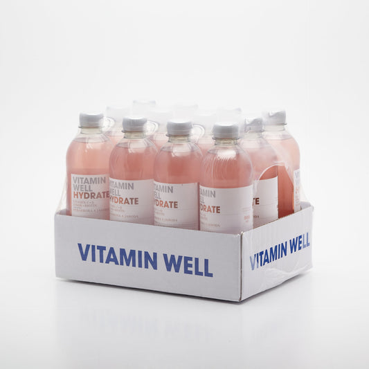 12pack Vitamin Well HYDRATE 500ml