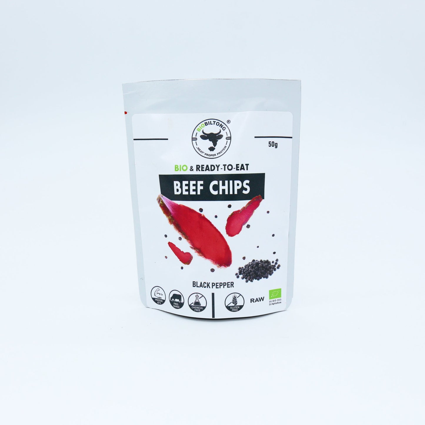 BIO Hov. Sušené Mäso-čierne korenie 50g