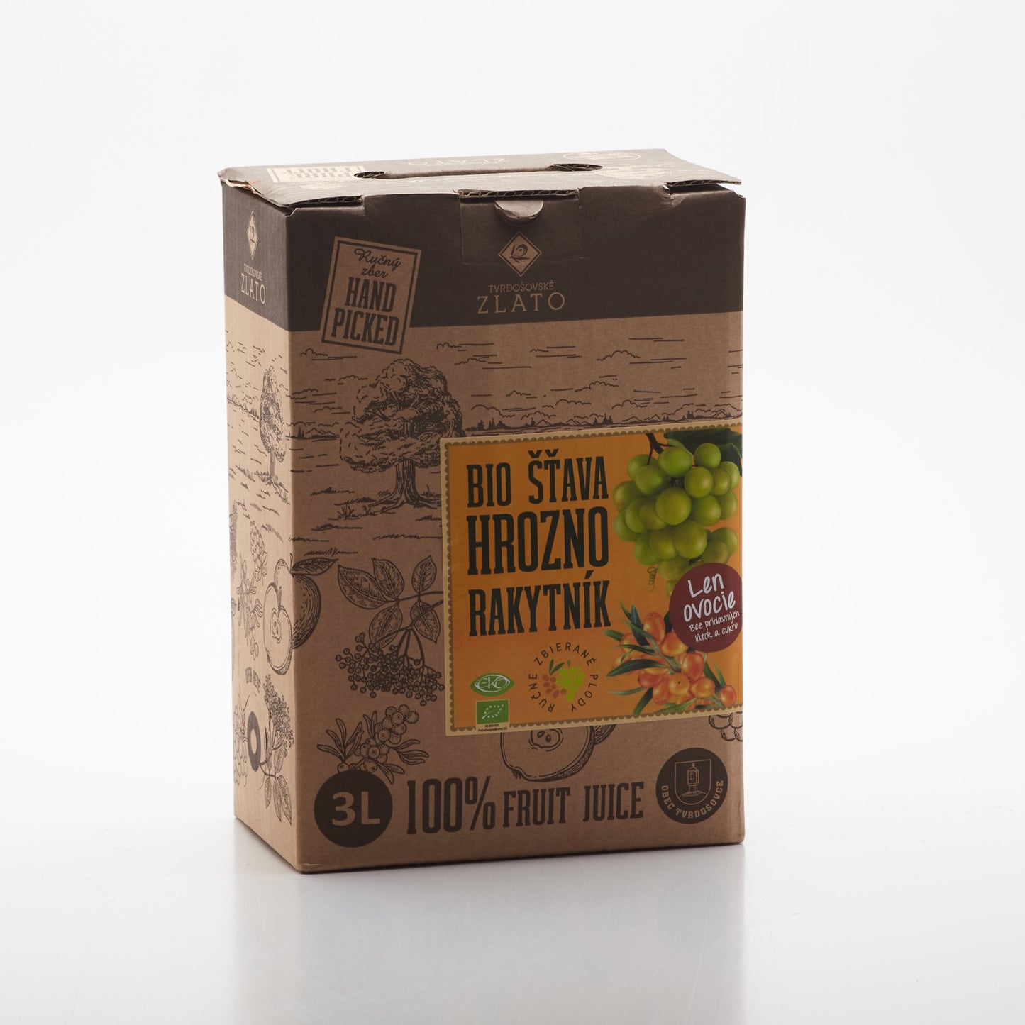 BIO hrozno-rakytníková šťava 3l