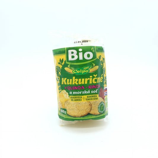 BIO kukuričný chlebíček s quinoou 100g