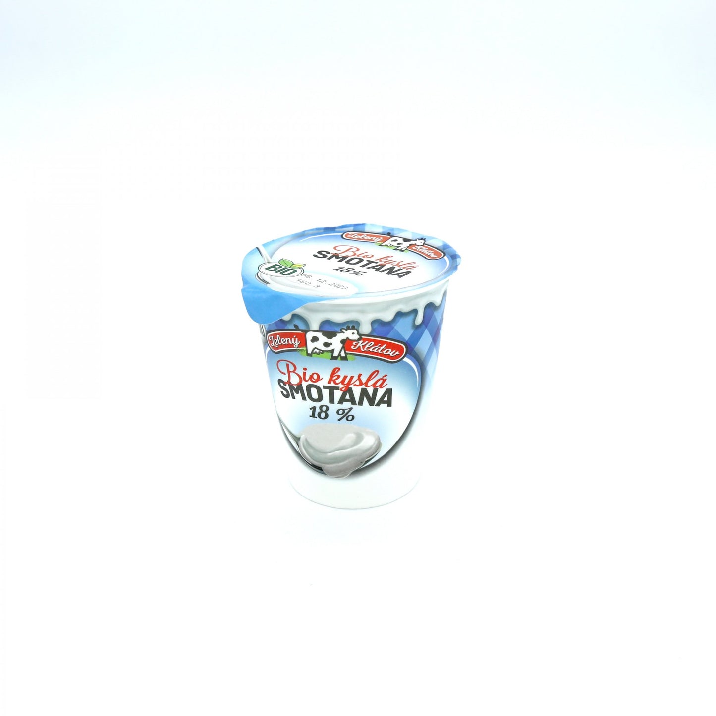 BIO kyslá smotana 18% 180g Zelený Klátov