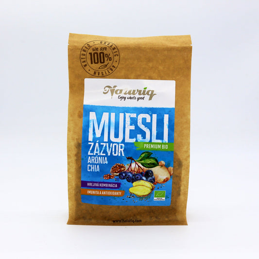 BIO Müsli zázvor arónia chia prem. 400g