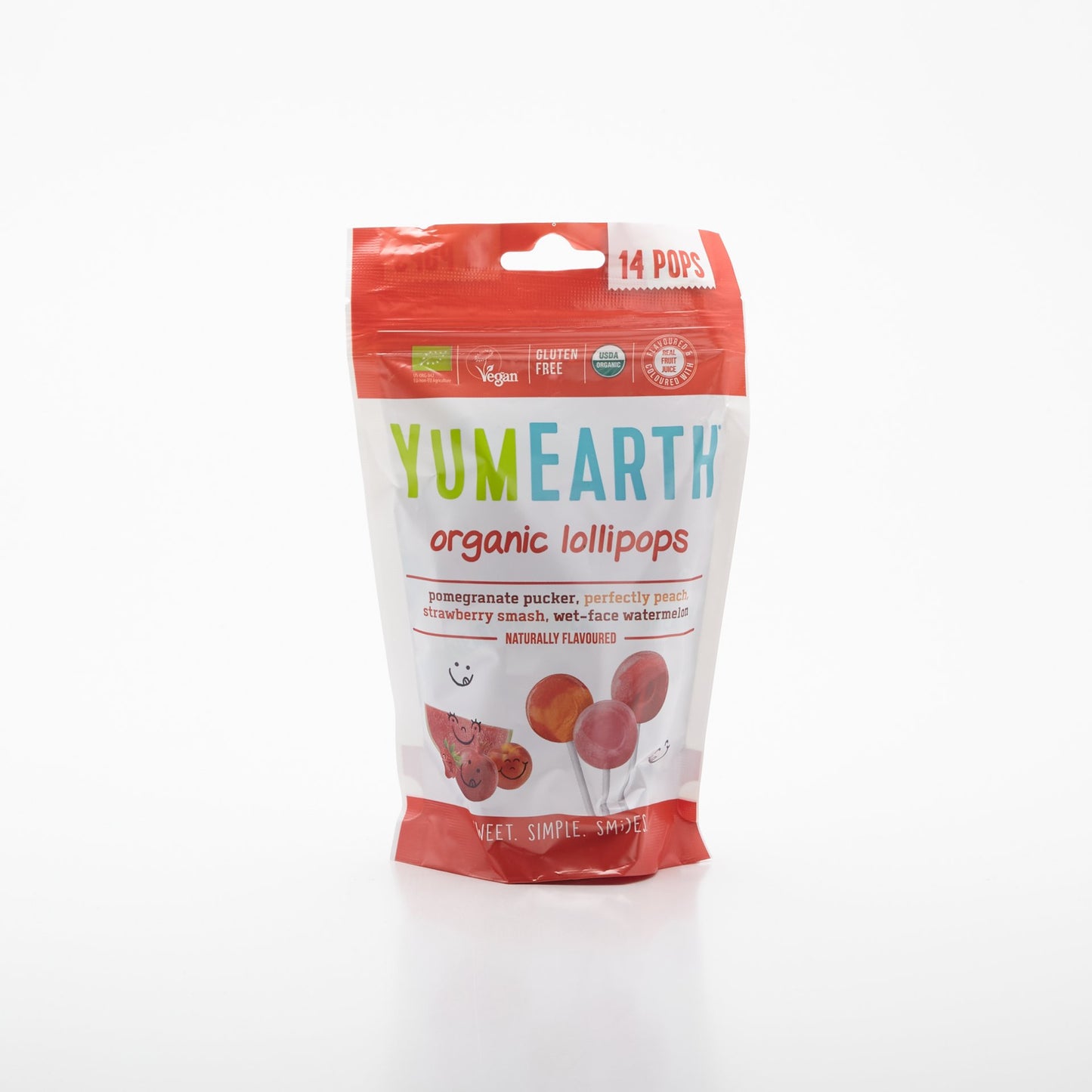 BIO ovoc. lízanky YumEarth organické 85g