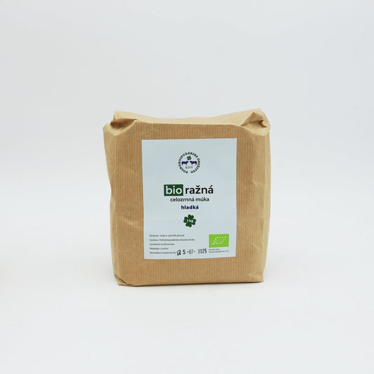 Bio ražná celozrnná múka hladká 1kg
