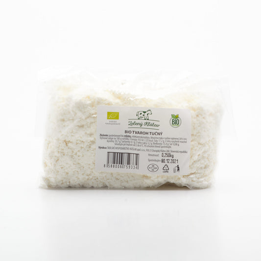BIO tvaroh plnotučný 250g