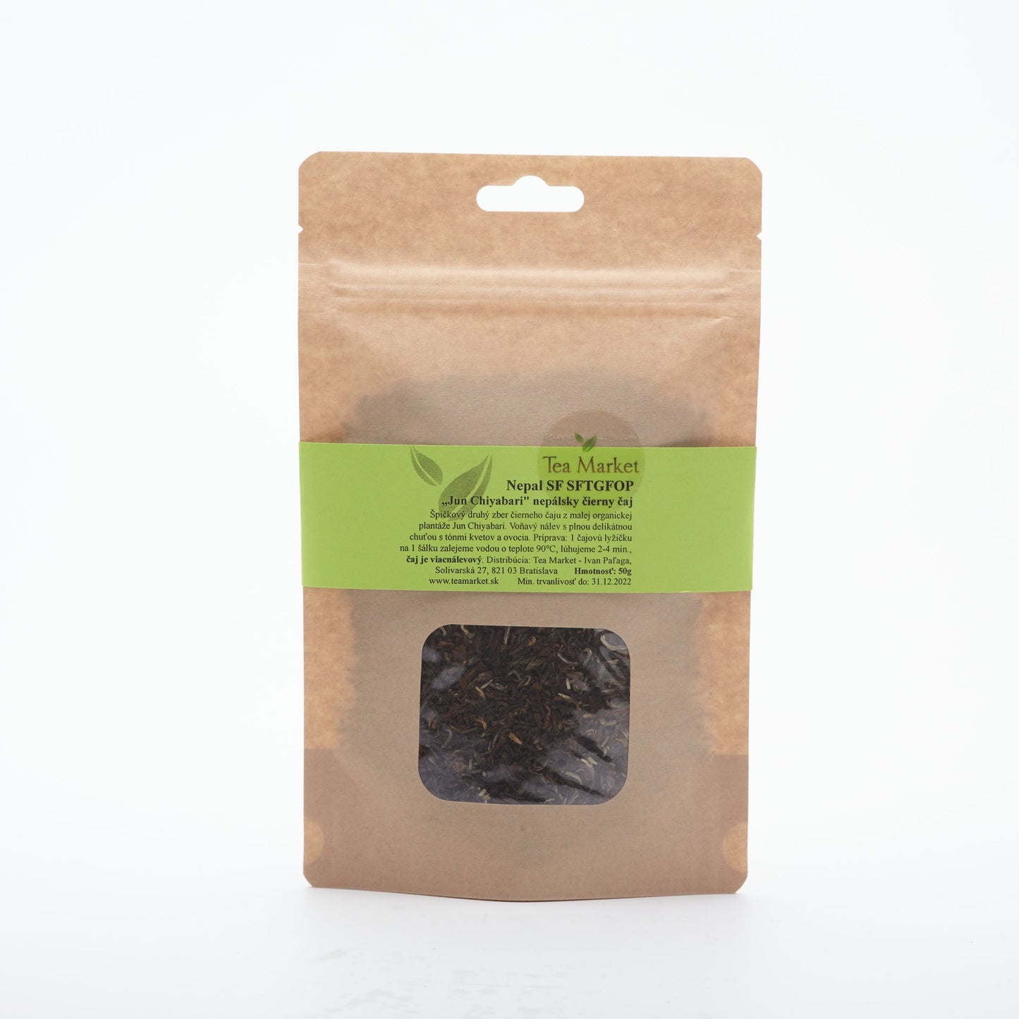 BIO Čierny čaj Nepal Jun Chiyabari 50g