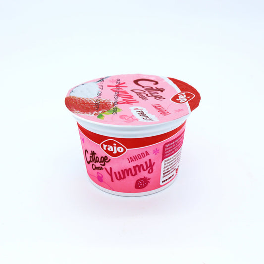 Cottage cheese Rajo Yummy Jahoda 180g