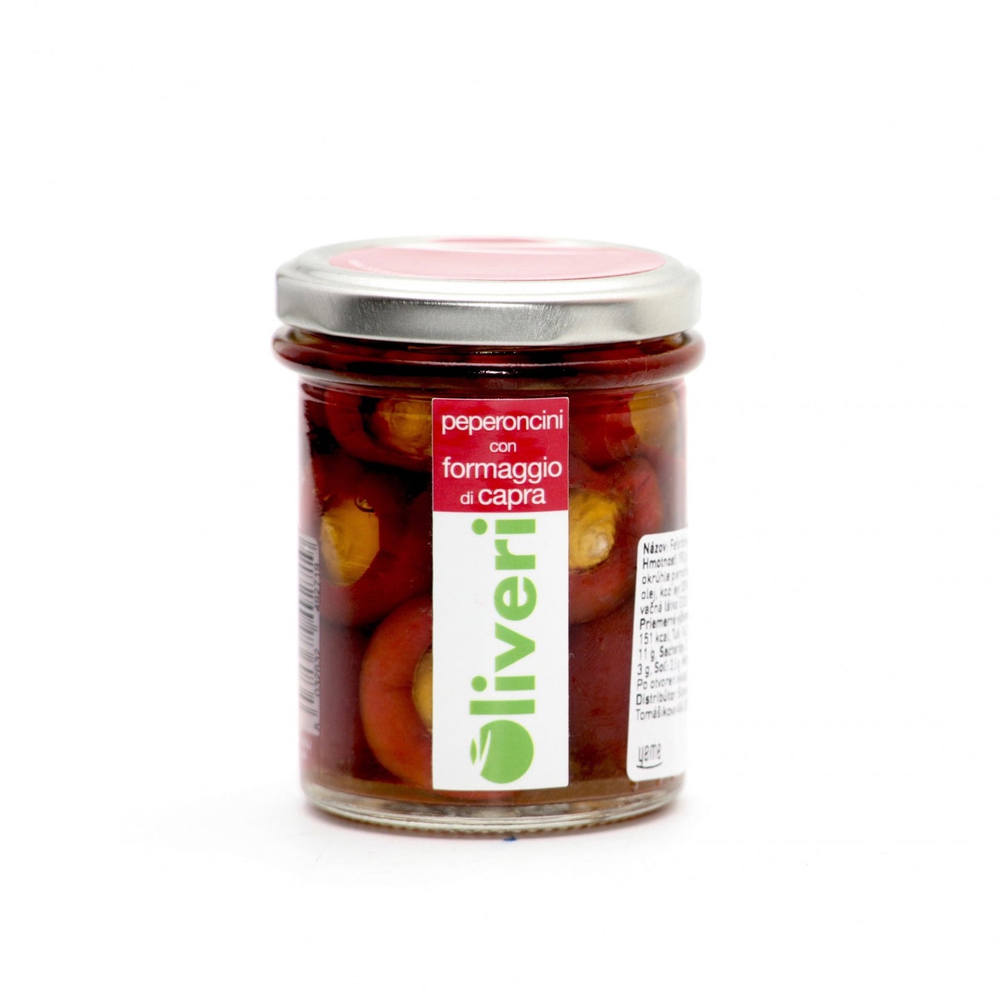 Feferónky plnené kozím syrom 190g