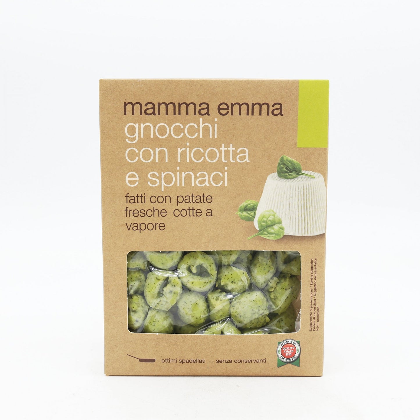 Gnocchi so špenátom a ricottou 400g