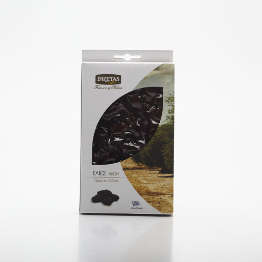 Grécke sušené olivy s kôstky trumba 250g