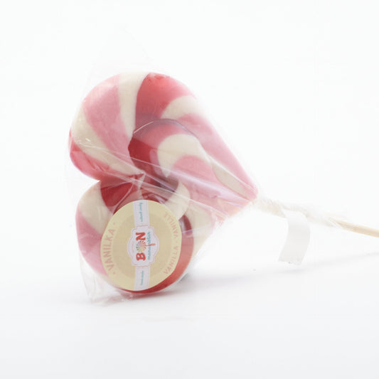 Handmade lízanka srdce, vanilka 45g