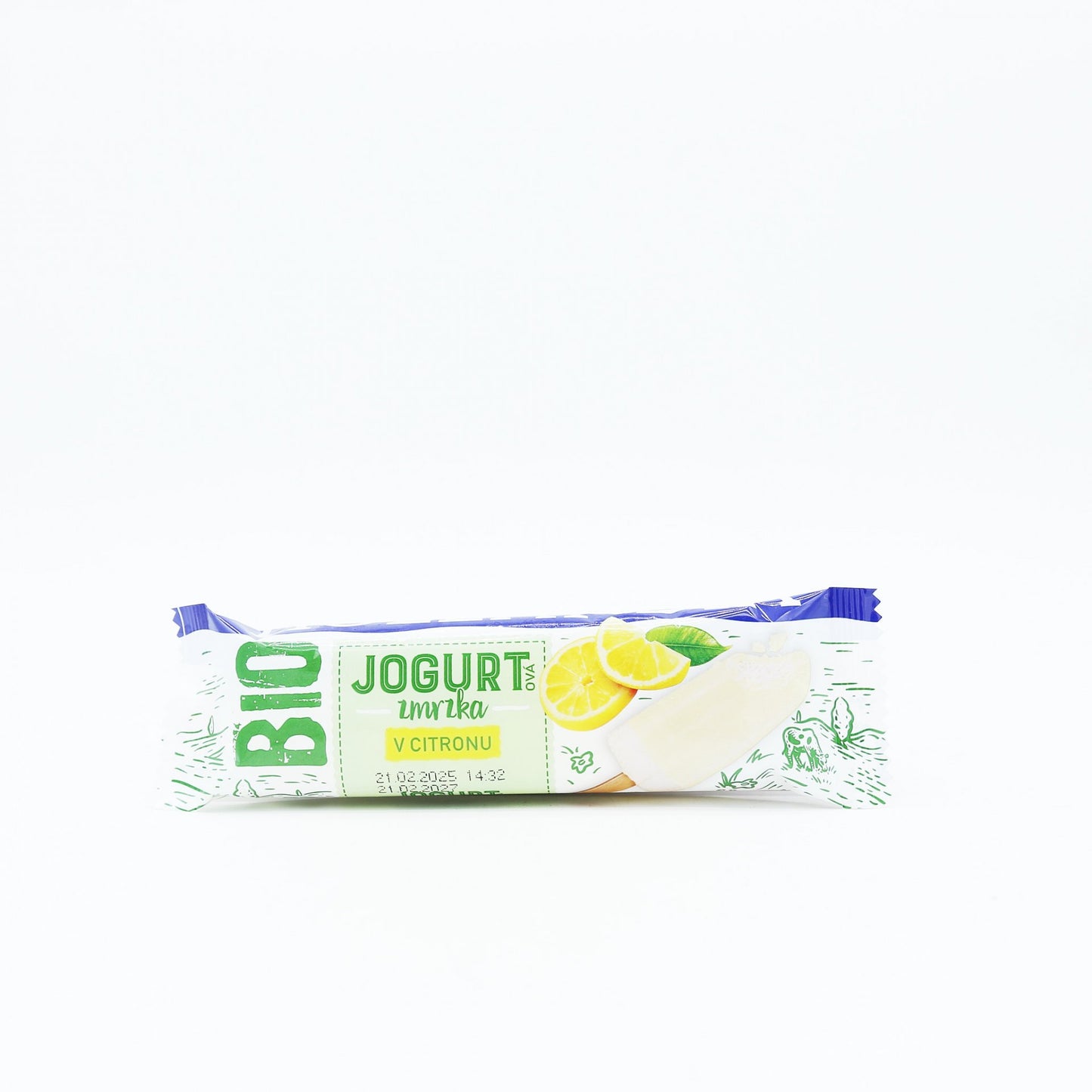 Jogurtová zmrzka v bielej belgickej čok.