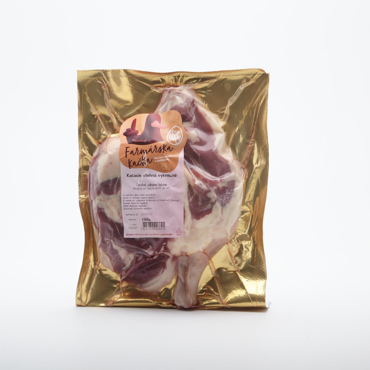 Kačacie stehná kŕmené