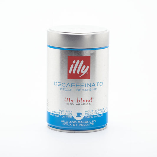 Káva Illy mletá bezkofeínová 250g