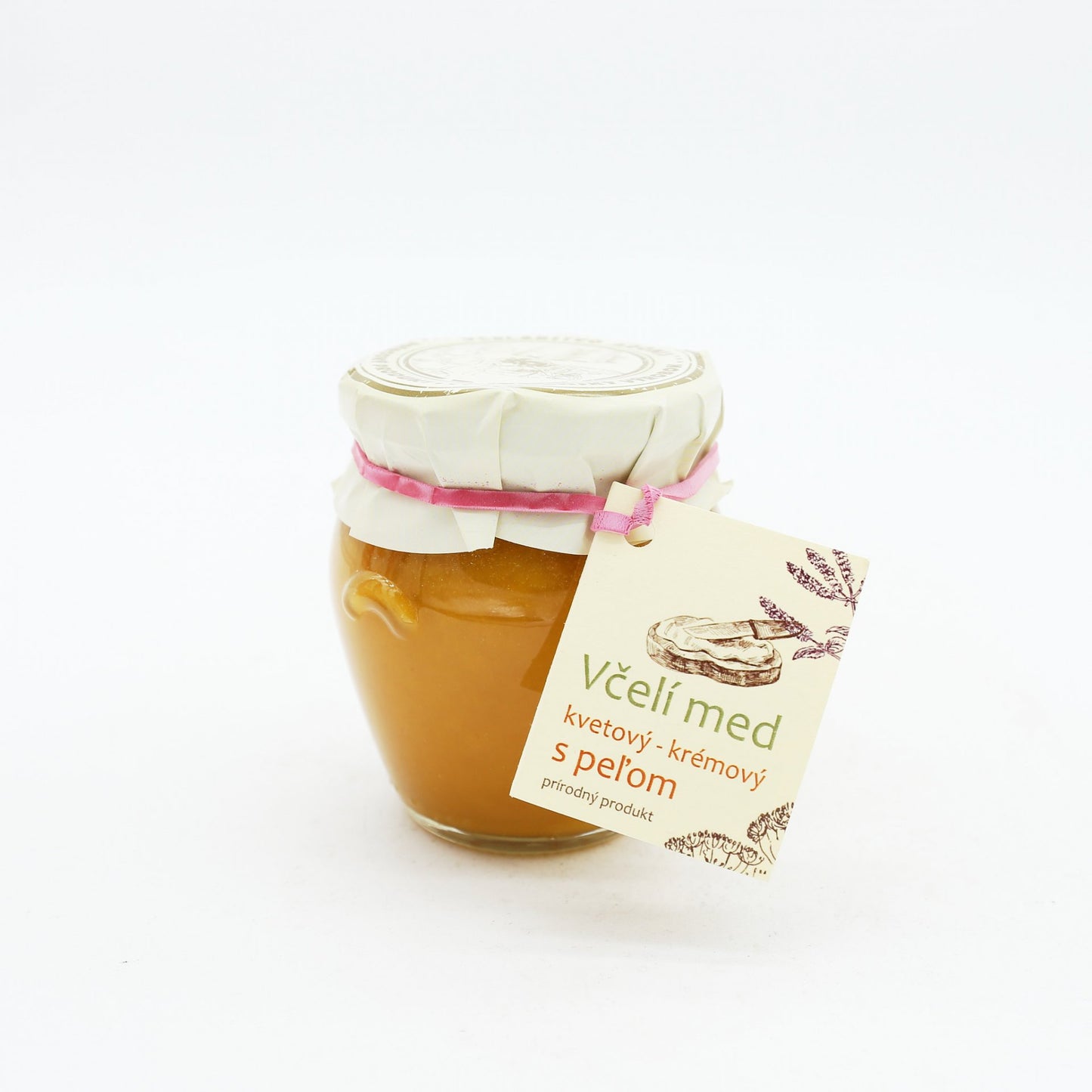 Krémový med s peľom 250g