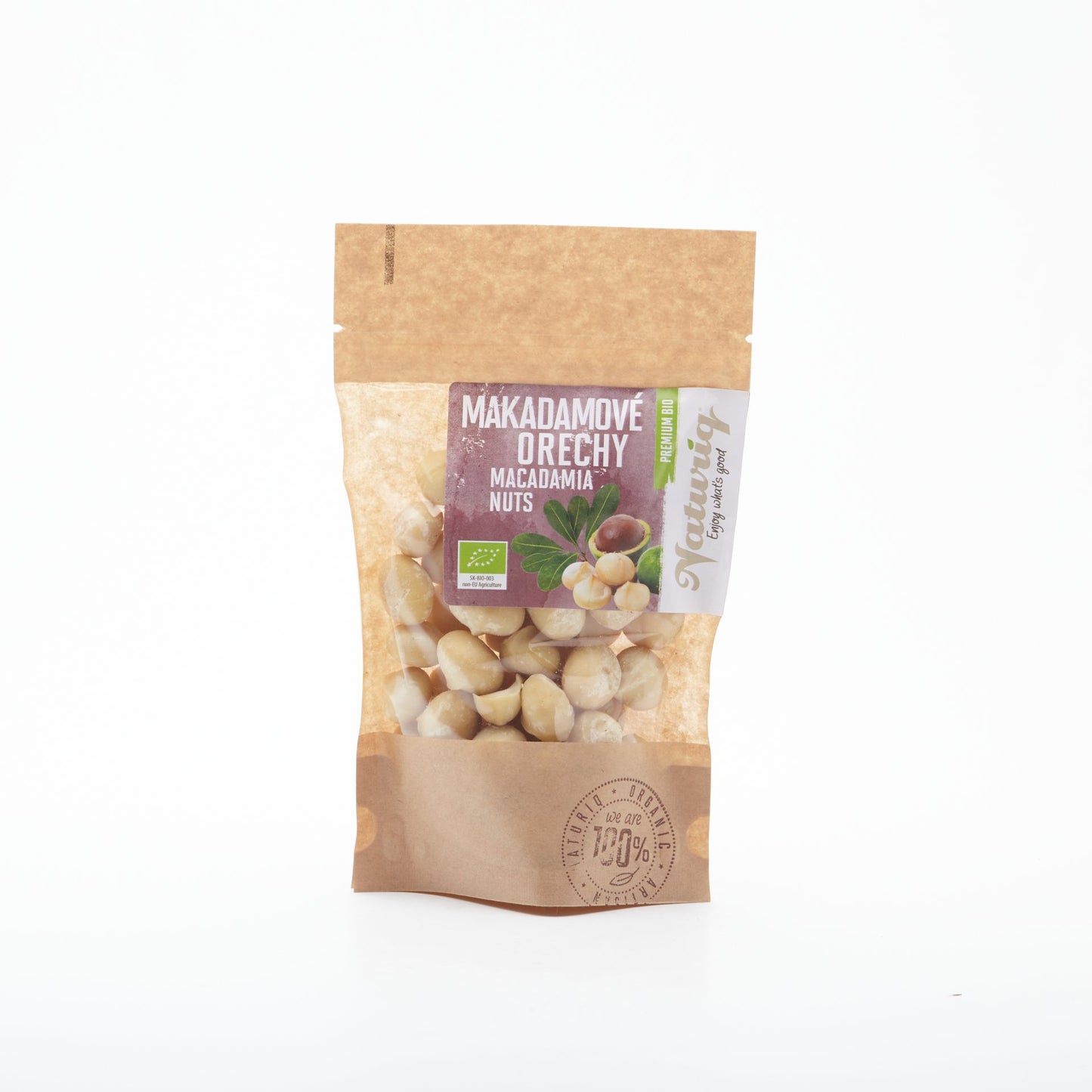 BIO Makadamové orechy Premium 100g