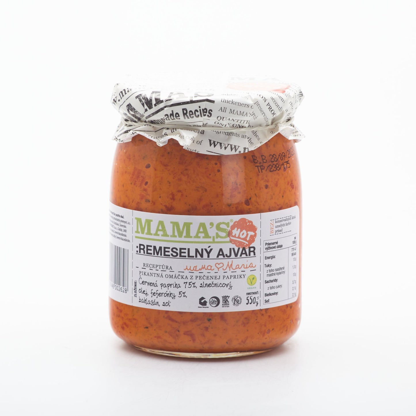 Mama´s ajvar pálivý 550g