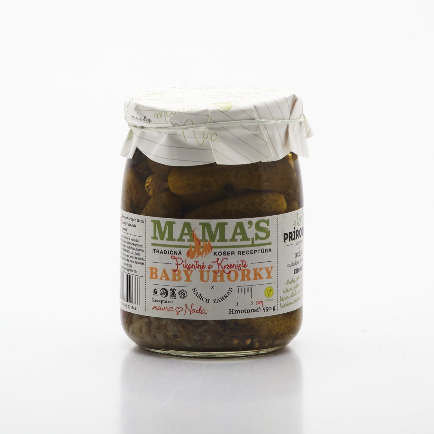 Mama´s čili zavárané uhorky 550g