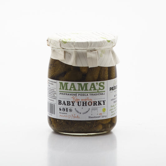 Mama´ś zavárané uhorky 550g