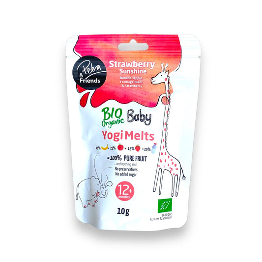 Organic Yogi Melts jahoda, kozí syr 10g