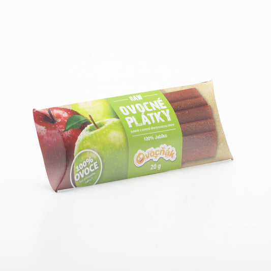 Ovocňák plátky 100% jablko 20g