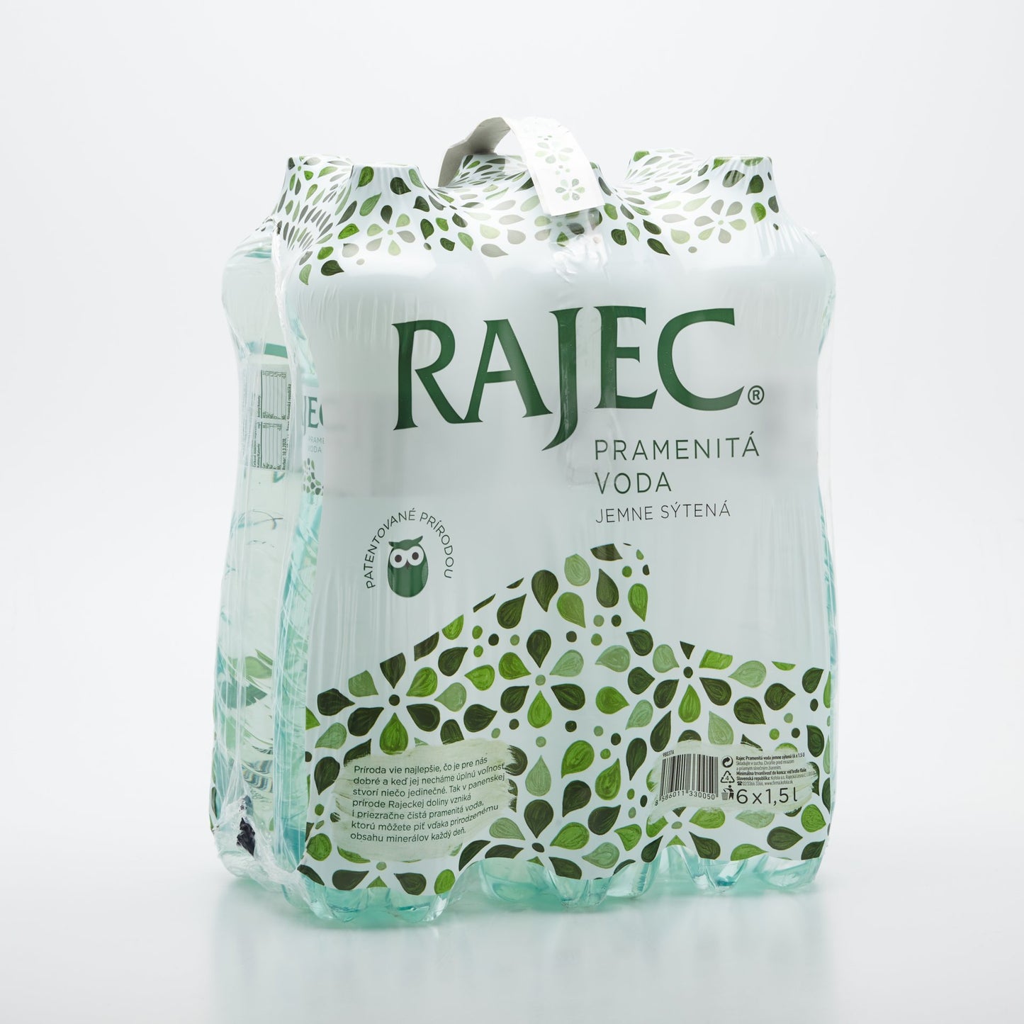 Rajec Pramenitá voda jemne sýtená 6x1,5l