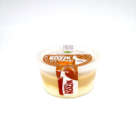 Tvarohový dezert Kozík s karamelom