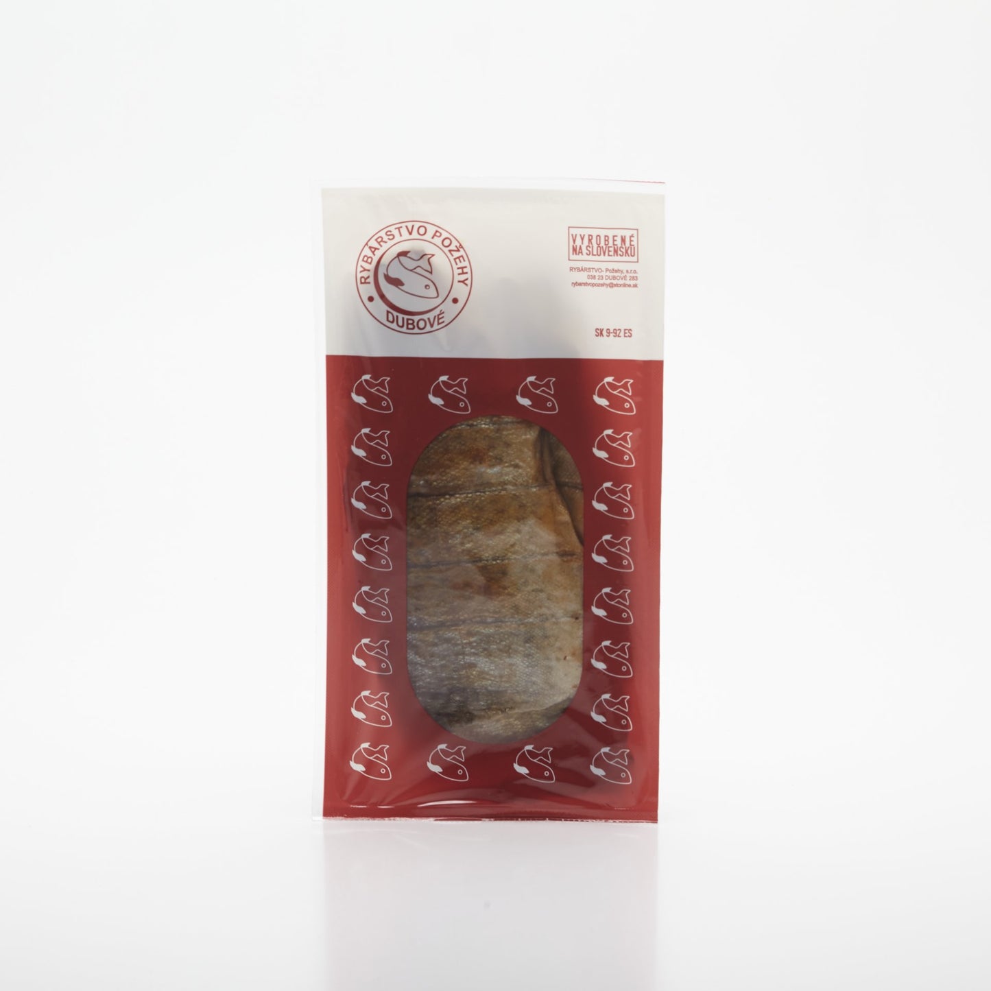 Údený pstruh s kožou