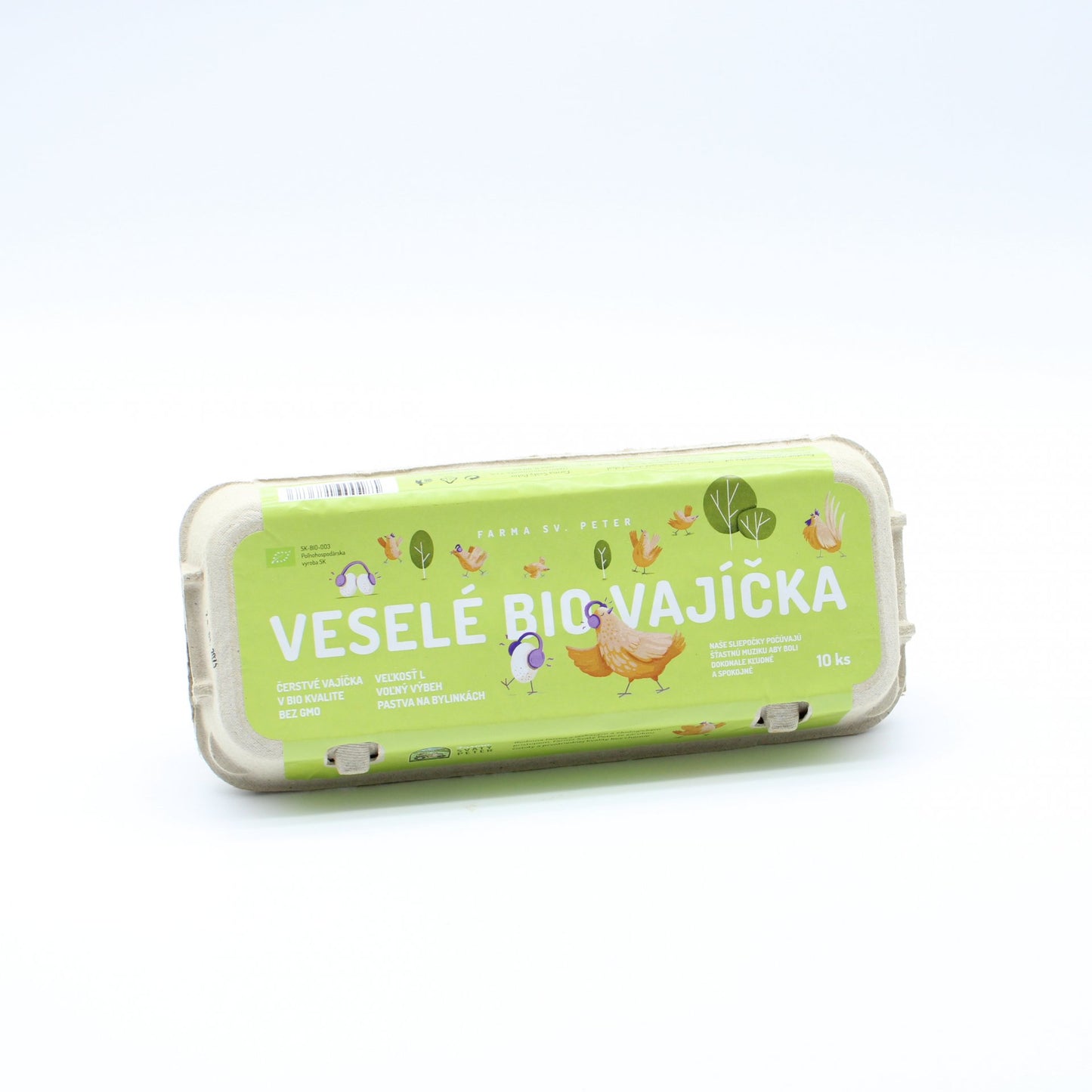 Veselé BIO Vajička 10 ks