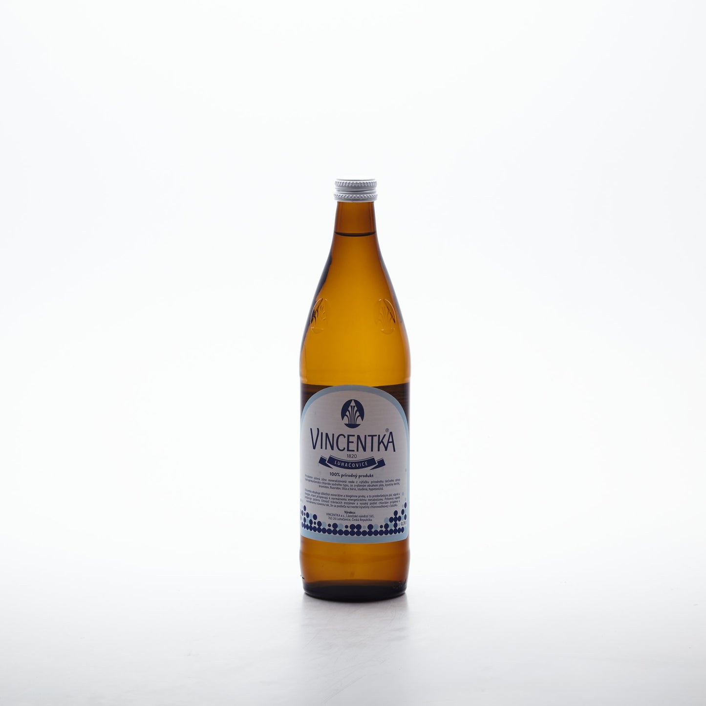 Vincentka prírodná liečivá voda 0,7l